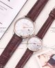 Perfect Replica Jaeger LeCoultre Rose Gold Smooth Bezel Stainless Steel Case Couple Watch (2)_th.jpg